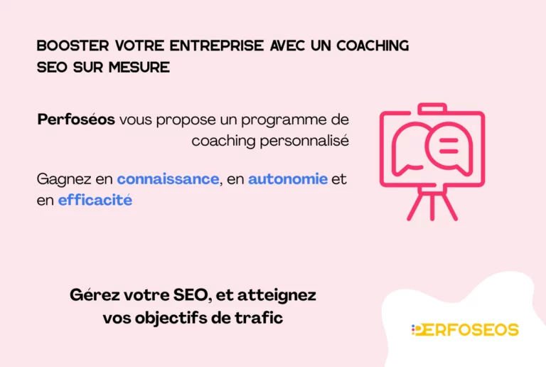 Perfoséos et le coaching SEO