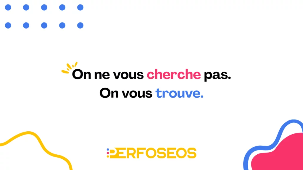 Perfoséos, votre partenaire en référencement SEO, vous aide à être visible. Avec une stratégie ciblée et des mots-clés pertinents, on ne vous cherche pas… on vous trouve.